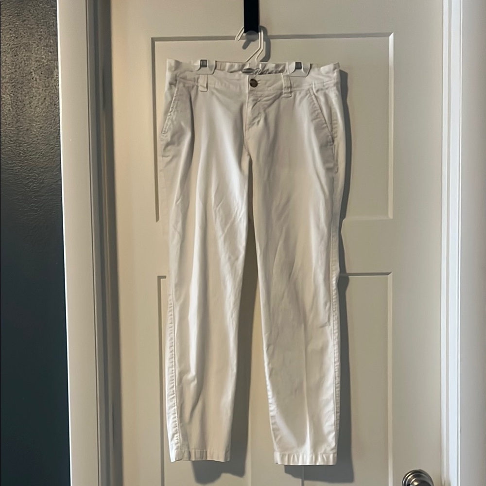Old Navy White Boyfriend Fit Pants